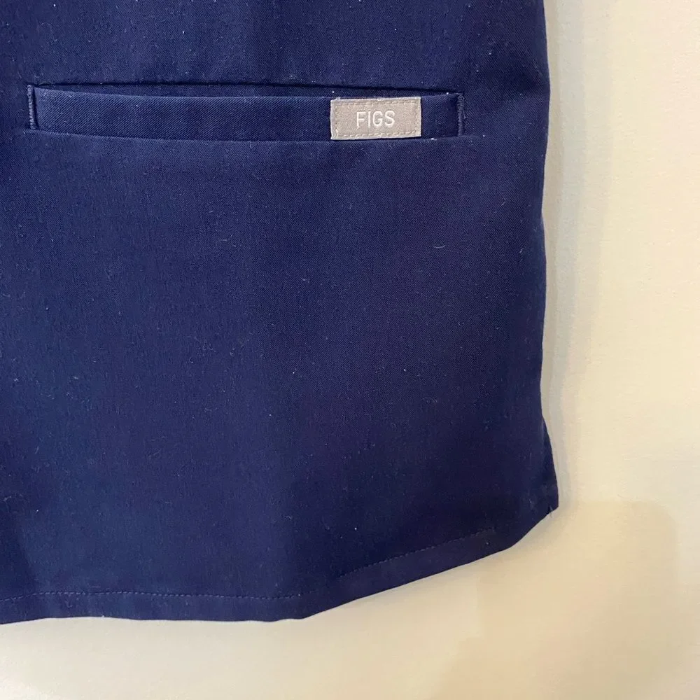 Figs Technical Collection Scrub Navy Blue Size XS
